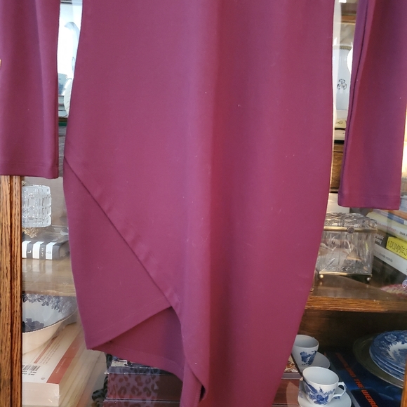 DYNAMITE Burgundy Mini Dress - Picture 3 of 6